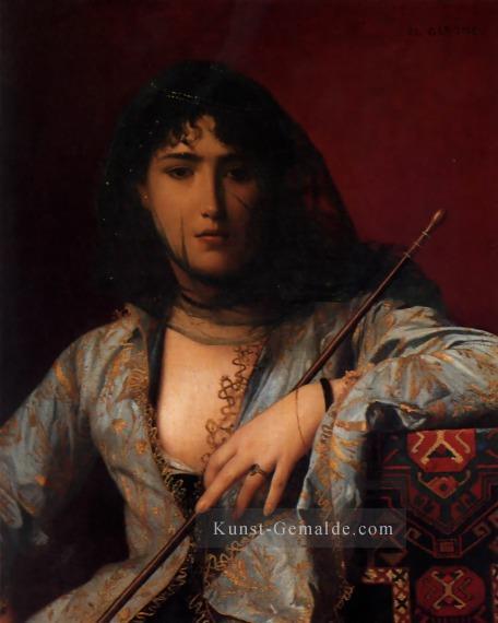 Veiled Circassian Dame griechisch Araber Orientalismus Jean Leon Gerome Ölgemälde